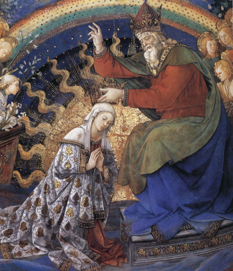 Details of The Coronation of the Virgin
